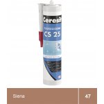 Ceresit CS 25 sanitární silikon 280 g siena – Zboží Mobilmania