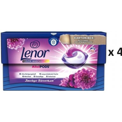 Lenor Allin1 Pods Amethyst Blütentraum kapsle 4 x 42 PD – Zbozi.Blesk.cz