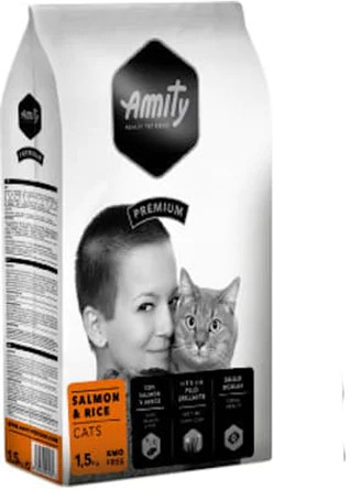 Amity Premium Cat Salmon rice 1,5 kg