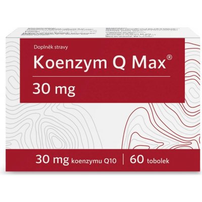 Koenzym Q Max 30 mg 60 tobolek – Hledejceny.cz