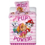 APtex povlečení Tlapková Patrola Pup Power růžové 40 x 60 , 100 x 135 cm – Zbozi.Blesk.cz