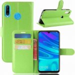 Litchi peněženkové pouzdro na mobil Huawei P30 Lite - zelené – Hledejceny.cz