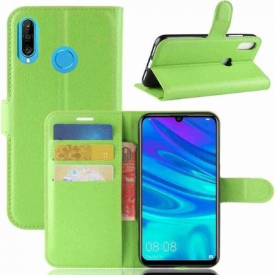 Litchi peněženkové pouzdro na mobil Huawei P30 Lite - zelené – Hledejceny.cz