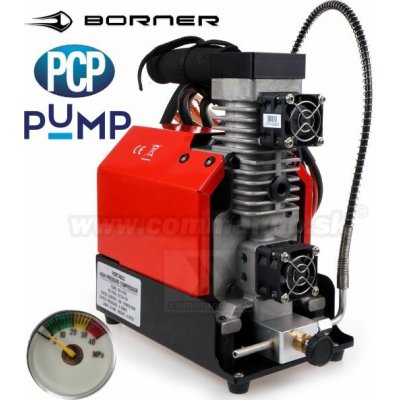 Borner vysokotlaký kompresor na PCP vzduchovky/větrovky na autobaterii nebo 230V – Hledejceny.cz