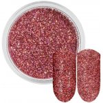 Rossart Růžový holografický třpytivý prášek 0,2 mm 3 ml – Hledejceny.cz