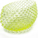 Váza - Mísa lodička velká - Ananas - Hobnail - uranová žluť – Hledejceny.cz