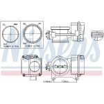 Hrdlo škrticí klapky NISSENS 955096 | Zboží Auto