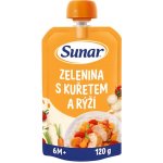 Sunar kapsička Zelenina s kuřetem a rýži 120 g – Sleviste.cz