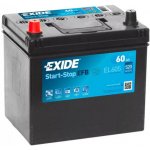 Exide Start-Stop EFB 12V 60Ah 520A EL605 – Sleviste.cz