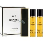 Chanel No.5 EDT plnitelný 20 ml + EDT náplň 2 x 20 ml dárková sada – Zbozi.Blesk.cz