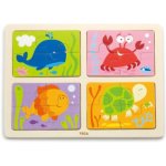 Lamps dřevěné puzzle 4v1 moře – Zboží Mobilmania