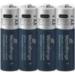 MediaRange nabíjecí USB-C 1400 mAh 4ks MRBAT161 – Zbozi.Blesk.cz