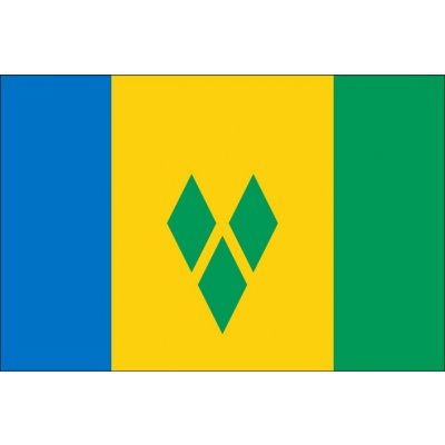 Svatý Vincenc a Grenadiny stolní vlaječka – Zboží Mobilmania