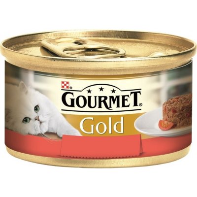 Gourmet Gold Savoury Cake KK s hovězím & rajčaty 24 x 85 g – Hledejceny.cz
