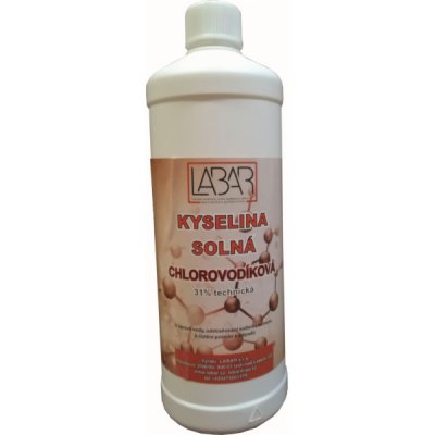 Kittfort Kyselina chlorovodíková (solná) 31% 1 l – HobbyKompas.cz