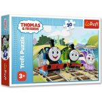 Trefl Mašinka Tomáš: Šťastný Tomáš 30 dílků – Sleviste.cz