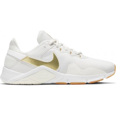 Nike Wmns Legend Essential 2 platinum tint/metallic gold bílá – Zboží Mobilmania