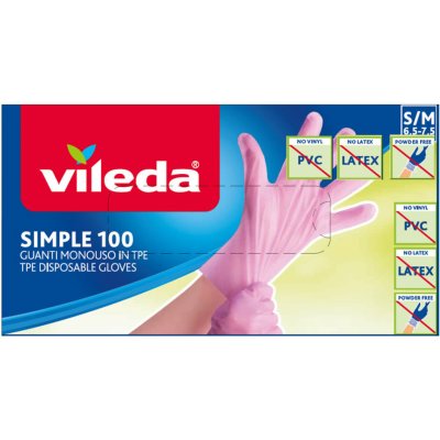 Vileda Simple 100 ks – Zboží Mobilmania