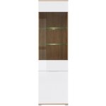 Vitrína Black Red White Zele S383-REG1W1D – Hledejceny.cz