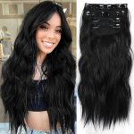 Clip in prodlužování Blond vlasy Prodlužování Levné Clips Prodlužování příčesků pro ženy Dlouhé – Zboží Dáma