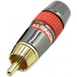 Konektor Monster Cable RCA CINCH červený vidlice samec pozlacený – Hledejceny.cz