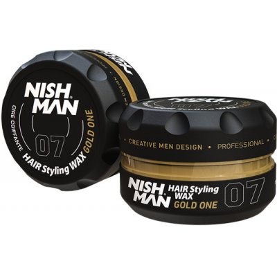 Nishman Hair Styling Wax Gold One 07 vosk na vlasy s leskem 150 ml