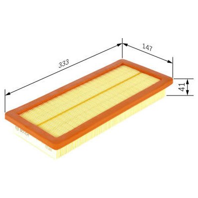 Vzduchový filtr BOSCH F 026 400 382 – Hledejceny.cz