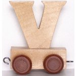 Small Foot Dřevěný vagónek abeceda písmeno V – Zboží Dáma