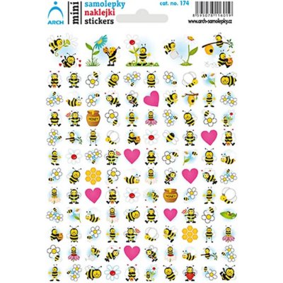 Arch Školní minisamolepky včeličky 115 ks – Zboží Dáma