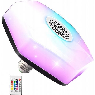 Verkgroup 15905 LED žárovka RGB Bluetooth s reproduktorem, dálkový ovládač, E27 18 W – Zboží Mobilmania