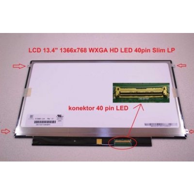 LCD displej display MSI X370-001US 13.4" WXGA HD 1366x768 LED lesklý povrch – Zboží Mobilmania
