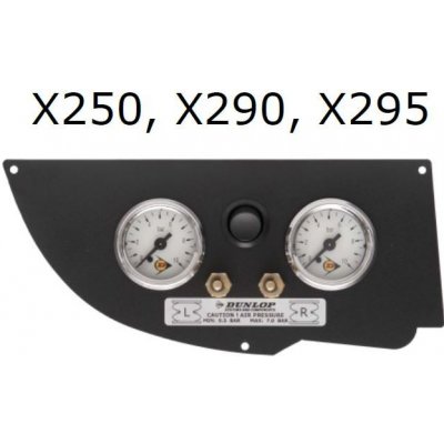 Manometr 1 s panelem X250 pro vzduchové pérování Dunlop OPTION.1.X250 – Zboží Mobilmania