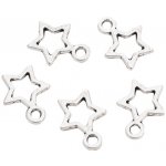 Hvězdička 5ks stříbrná – Zboží Dáma