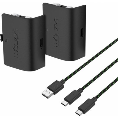 VENOM VS2882 Xbox Series S/X & One Black Twin Battery Pack + 3m kabel – Zboží Mobilmania