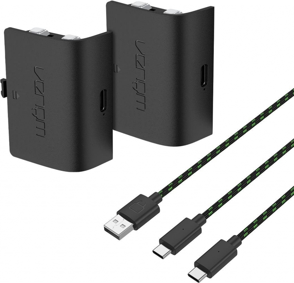 VENOM VS2882 Xbox Series S/X & One Black Twin Battery Pack + 3m kabel