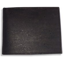 Korková peněženka leo černá
