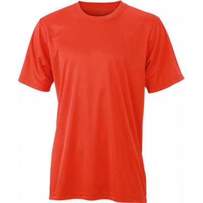James and Nicholson James+Nicholson Základní funkční tričko na sport a volný čas červeno-oranžová JN358