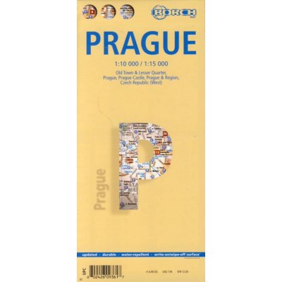 Praha 1:1 15 000 mapa Borch