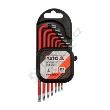 Imbusový klíč TORX - T9-T30 CrV Yato YT-0562 7 ks