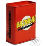 Pokladnička The Big Bang Theory|Teorie Velkého Třesku: Bazinga 8 5 x 11 5 x 4 5 cm kovová 682 1030 CurePink – Zboží Dáma