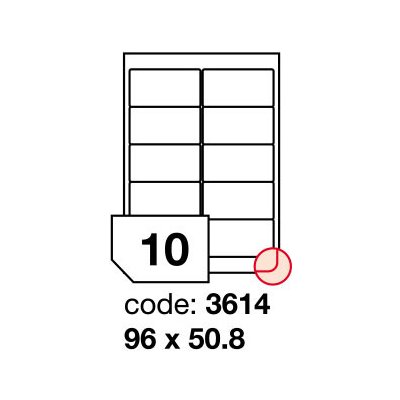 Rayfilm R0503.3614A samolepící 96x50,8mm matné bílé PE 100 listů – Zboží Mobilmania