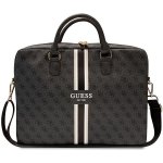 Guess PU 4G Printed Stripes Computer Bag 15/16" Black 3666339119522 – Zboží Živě