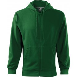 Malfini mikina Trendy Zipper s kapucí 410 lahvově zelená