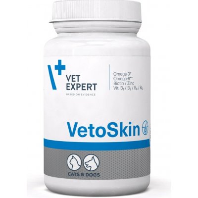 VetExpert VetoSkin doplňky stravy pro psy a kočky 90 tablet – Hledejceny.cz