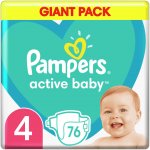 Pampers Active Baby 4 76 ks – Zboží Dáma