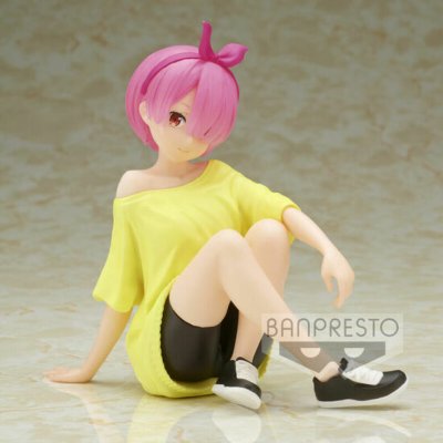 Banpresto Začít život v jiném světě Re:Zero Relax Time Ram Training Syle 14 cm – Zboží Mobilmania