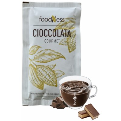 Foodness Horká čokoláda Nugátová 30 g – Zboží Mobilmania