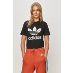 adidas Originals Trefoil Tee Black Noir – Zboží Mobilmania