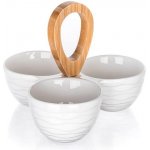 Banquet Miska dělená Brilante Bamboo 24 x 24 x 18,5 cm – Zbozi.Blesk.cz