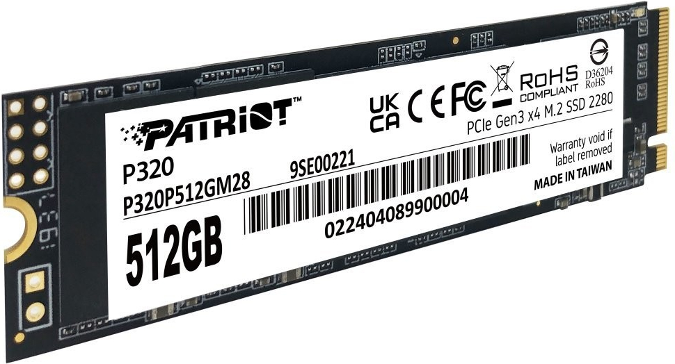 Patriot Viper P320 512GB, P320P512GM28